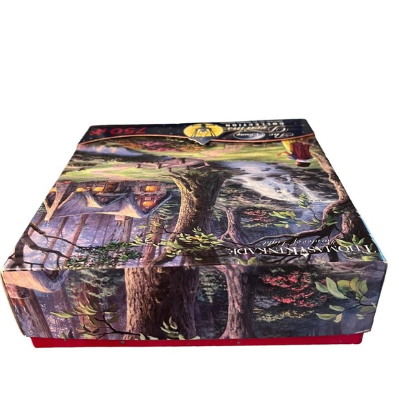 Thomas Kinkade Disney Dreams Collection Snow White Discovers The Cottage - Picture 4 of 7